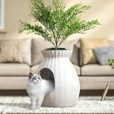 Plant cat 2024 litter box